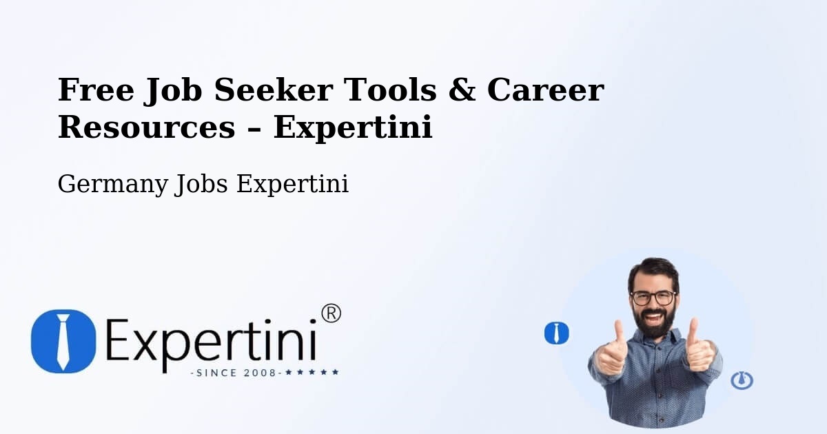Free Job Seeker Tools & Career Resources – Haar - Haar, Germany Jobs Expertini