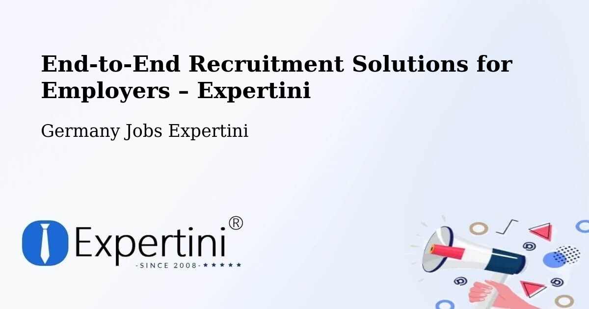 Recruitment Solutions for Employers – Haar - Haar, Germany Jobs Expertini